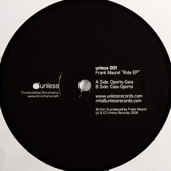 Frank Maurel - Ride EP | Unless Records (unless 001)