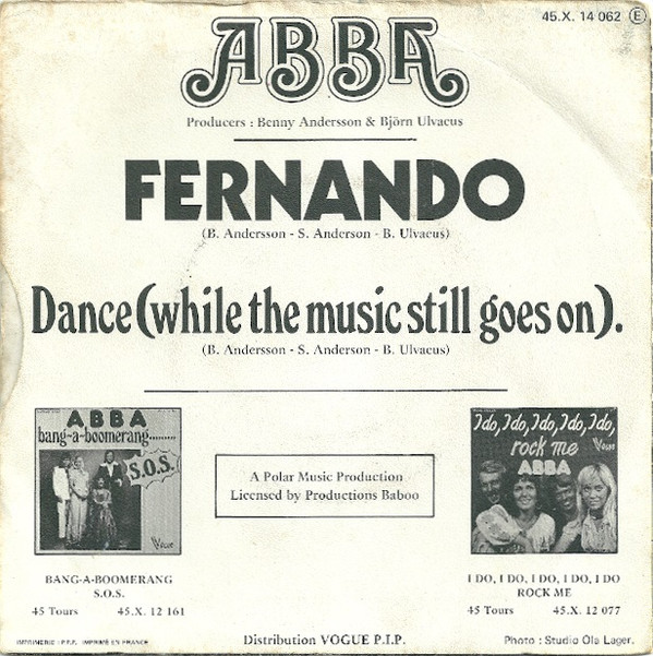 ABBA - Fernando | Melba (45.X. 14 062) - 2