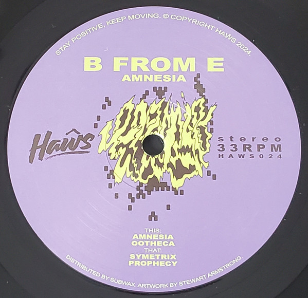 B From E - Amnesia | Haŵs (HAWS024A)