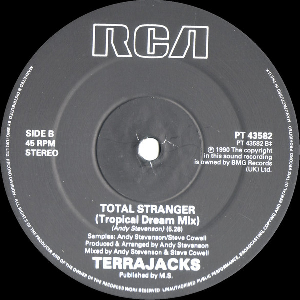 Terrajacks - Total Stranger | RCA (PT 43582) - 3