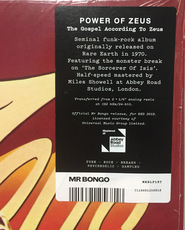 Power Of Zeus - The Gospel According To Zeus | Rare Earth (RS516)