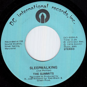 The Summits - Sleepwalking | DC International Records, Inc. (DCI-5004) - main