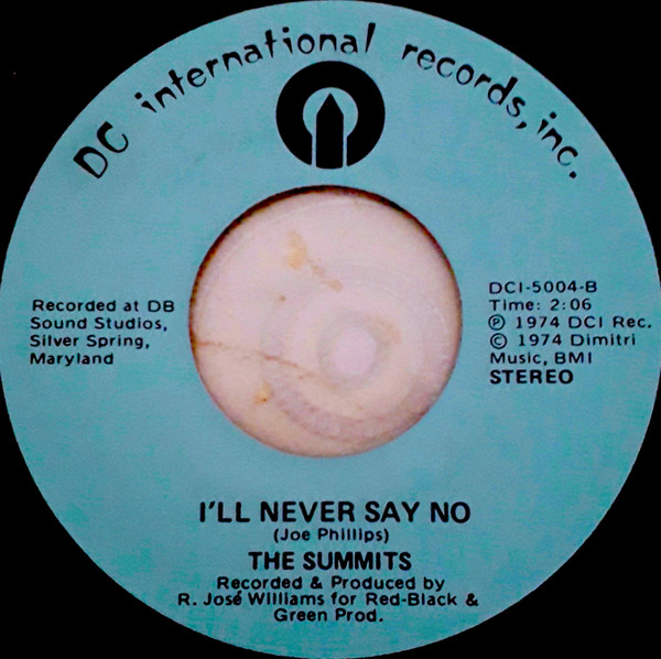 The Summits - Sleepwalking | DC International Records, Inc. (DCI-5004) - 2