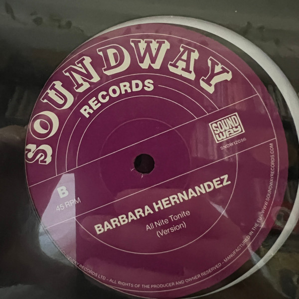 Barbara Hernandez - All Nite Tonight | Soundway (SNDW12056) - 2