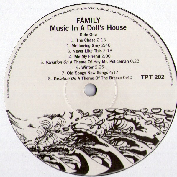 Family - Music In A Doll's House | Tapestry Records (TPT 202) - 4 Family - Music In A Doll's House | Tapestry Records (TPT 202) - 4