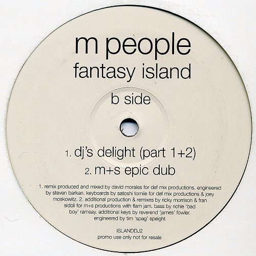 M People - Fantasy Island | Deconstruction (ISLANDDJ2) - 3