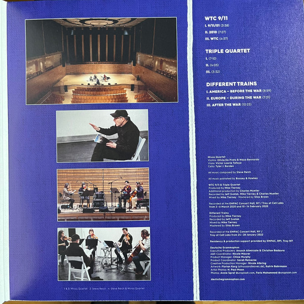 Steve Reich , MIVOS Quartet - The String Quartets | Deutsche Grammophon (486 3386) - 3 Steve Reich , MIVOS Quartet - The String Quartets | Deutsche Grammophon (486 3386) - 3