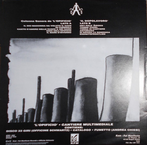 Officine Schwartz - L'Opificio | Kom-Fut Manifesto Records (KFM 002) - 2