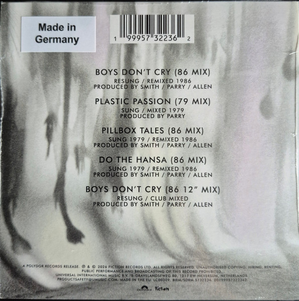 The Cure - Boys Don't Cry (86 Mix) | Polydor (5732236) - 2