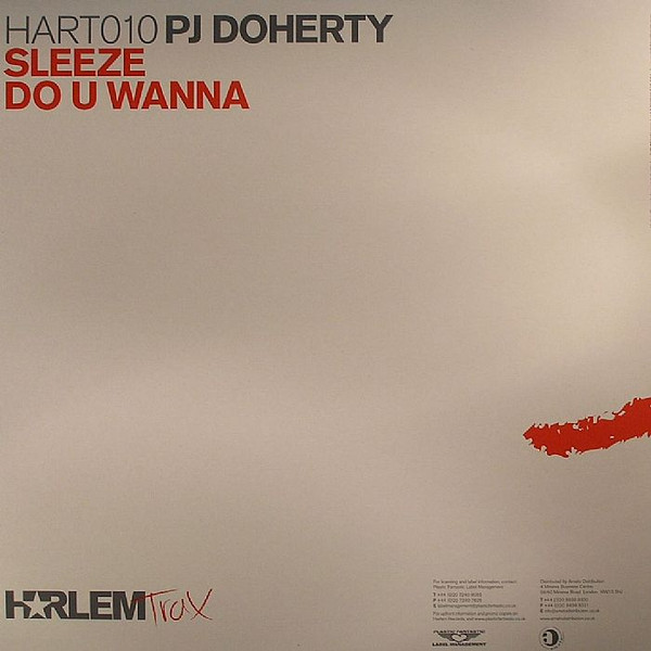 PJ Doherty - Sleeze / Do U Wanna | Harlem Trax (HART 010) - 2