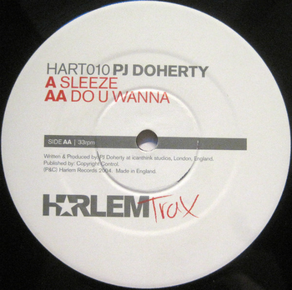 PJ Doherty - Sleeze / Do U Wanna | Harlem Trax (HART 010) - 3