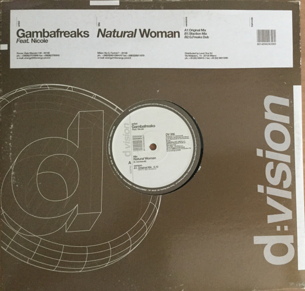 Gambafreaks - Natural Woman | D:vision Records (DV 356) - 3