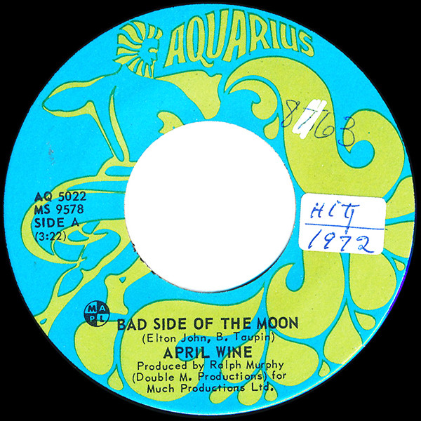 April Wine - Bad Side Of The Moon | Aquarius Records (AQ 5022) - main