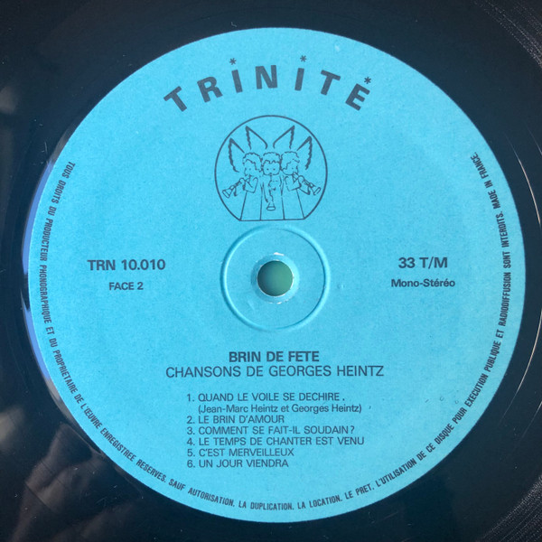 Brin de Fête - Chansons de George Heintz | Trinité (TRN 10.010) - 4