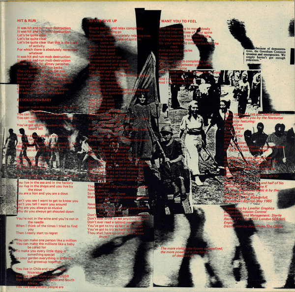 Nocturnal Emissions - Songs Of Love And Revolution | Sterile Records (SR7) - 3 Nocturnal Emissions - Songs Of Love And Revolution | Sterile Records (SR7) - 3