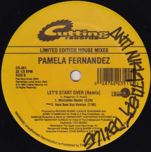 Pamela Fernandez - Kickin' In The Beat (Remix) | Cutting Records (CR-351) - 2