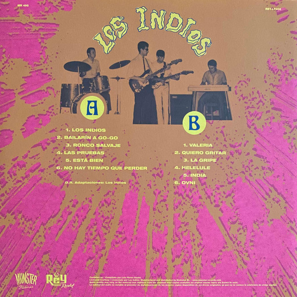 Los Indios - Beat & Garage Pioneers From Bolivia | Munster Records (MR 495) - 2