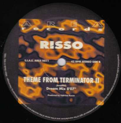 Fabrizio Risso - Theme From Terminator II | Area Records (AREA 0011) - 2