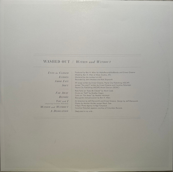 Washed Out - Within And Without | Weird World (WEIRD003LP) - 3