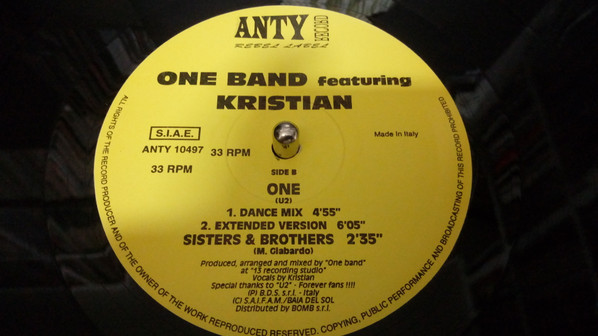 One Band Feat. Kristian - One | Anty Record (ANTY 10497)