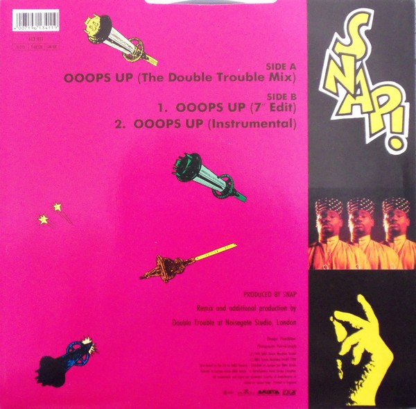 Snap! - Ooops Up (The Double Trouble Mix) | Arista (613 411) - 2