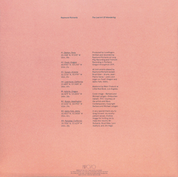 Raymond Richards - The Lost Art Of Wandering | ESP Institute (ESP070) - 2