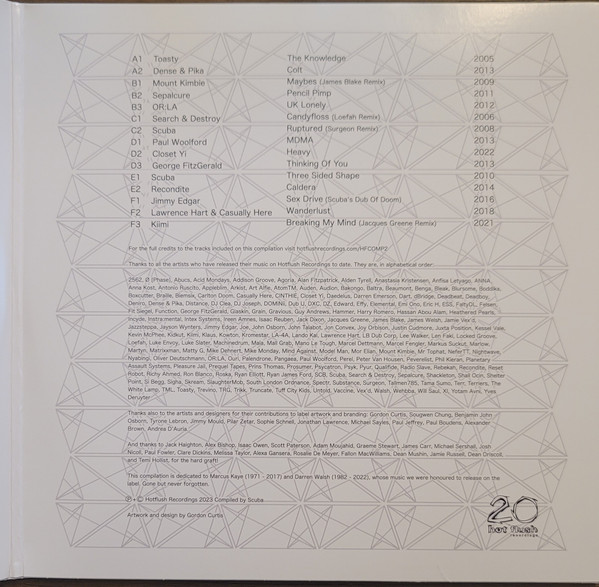 Various - 20 | Hotflush Recordings (HFCOMP020) - 3 Various - 20 | Hotflush Recordings (HFCOMP020) - 3