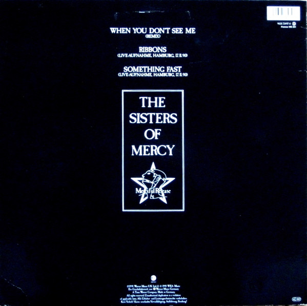The Sisters Of Mercy - When You Don't See Me | Merciful Release (9031-73897-0) - 2