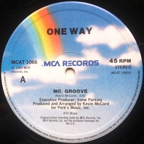 One Way - Mr. Groove | MCA Records (MCAT 1066) - 3