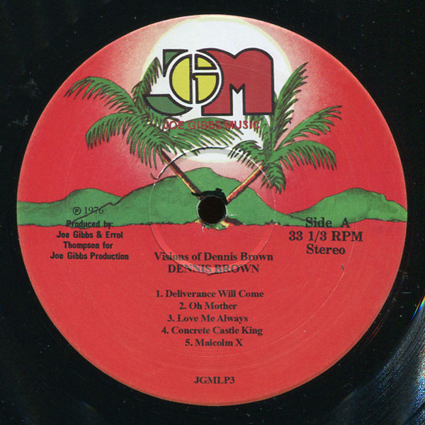 Dennis Brown - Visions Of Dennis Brown | Joe Gibbs Record Globe (JGMLP3) - 3 Dennis Brown - Visions Of Dennis Brown | Joe Gibbs Record Globe (JGMLP3) - 3