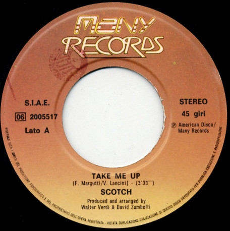 Scotch - Take Me Up / Delirio Mind | Many Records (06 2005517) - 3 Scotch - Take Me Up / Delirio Mind | Many Records (06 2005517) - 3