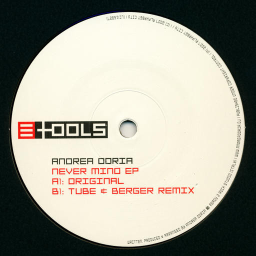 Andrea Doria - Never Mind EP | eTools (TOOL 03)