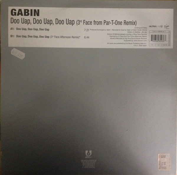 Gabin - Doo Uap, Doo Uap, Doo Uap | Ultralab (7243 5 465436 7)