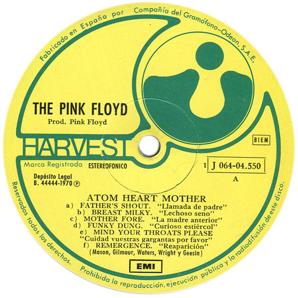 Pink Floyd - Atom Heart Mother | Harvest (1 J 064-04.550) - 4