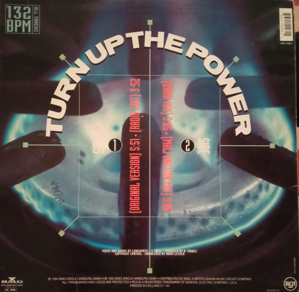 N-Trance - Turn Up The Power | BMG Ariola Hamburg GmbH (74321 19203 1) - 2