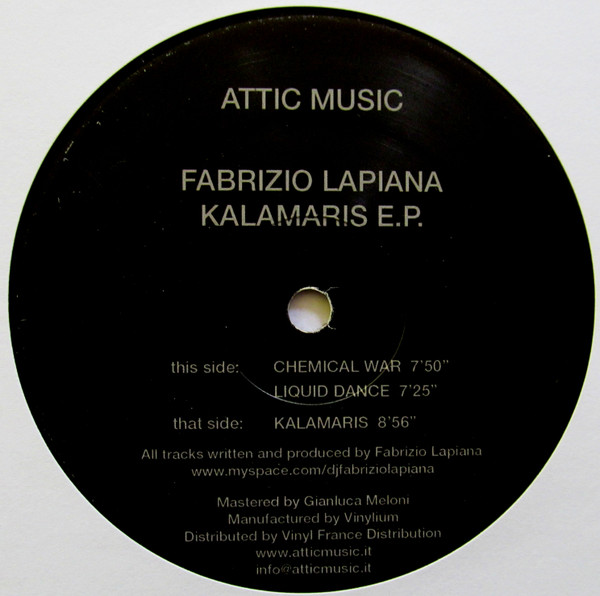 Fabrizio Lapiana - Kalamaris EP | Attic Music (AM001)