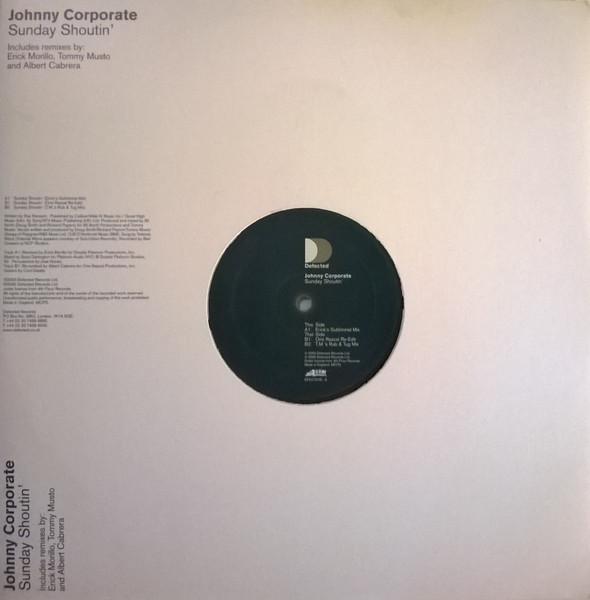 Johnny Corporate - Sunday Shoutin' | Defected (DFECT21R) - 3 Johnny Corporate - Sunday Shoutin' | Defected (DFECT21R) - 3