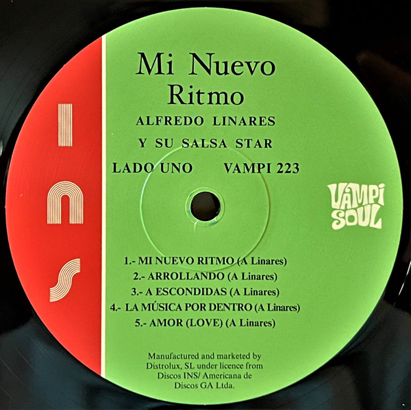 Alfredo Linares - Mi Nuevo Ritmo | Vampi Soul (VAMPI 223) - 3