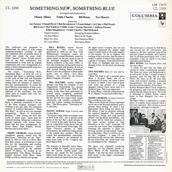 Various - Something New, Something Blue | CBS (LSP 15623) - 2