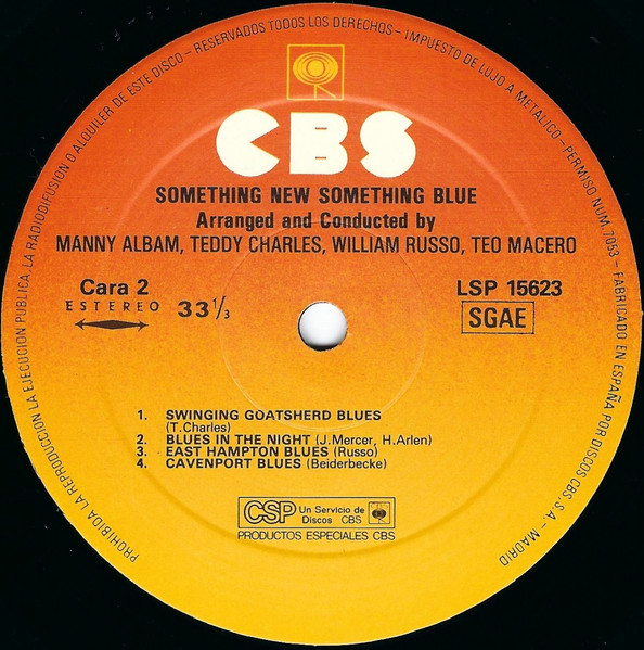 Various - Something New, Something Blue | CBS (LSP 15623) - 4