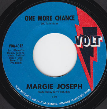 Margie Joseph - One More Chance / Never Can You Be | Volt (VOA-4012) - main