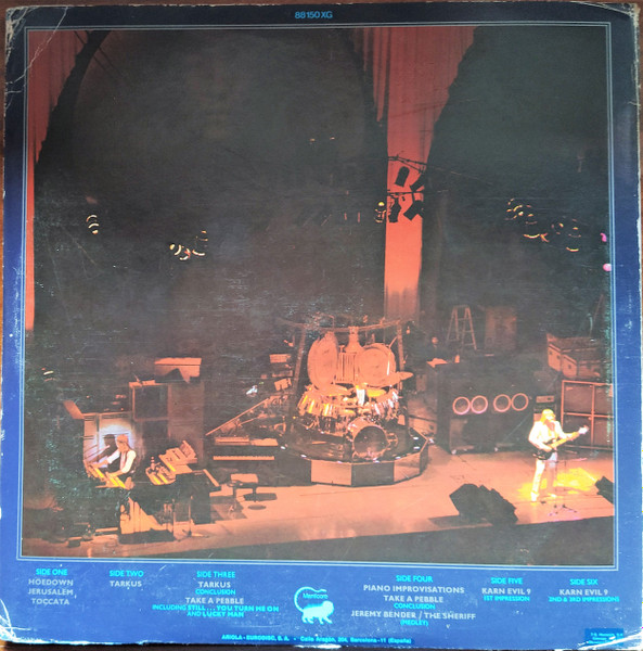 Emerson, Lake & Palmer - Welcome Back My Friends To The Show That Never Ends - Ladies And Gentlemen, Emerson, Lake & Palmer | Manticore (88.147 - XG) - 4