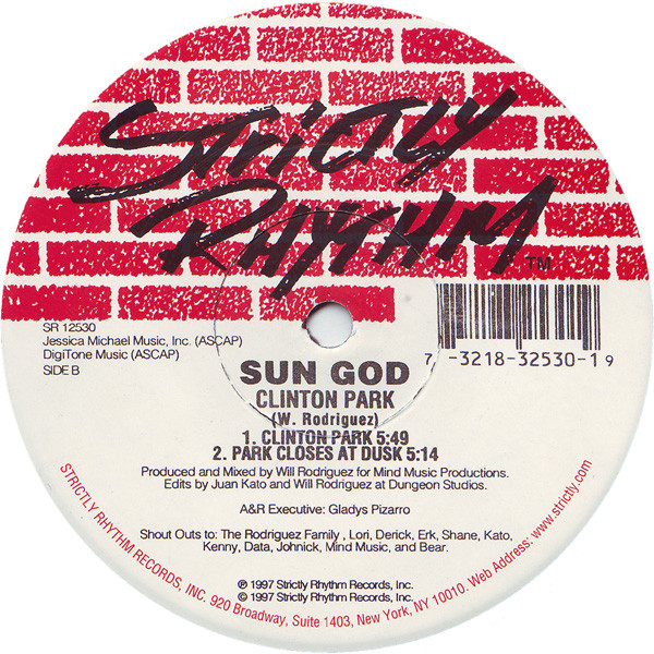 Sun God - Where? / Clinton Park | Strictly Rhythm (SR 12530) - 2 Sun God - Where? / Clinton Park | Strictly Rhythm (SR 12530) - 2