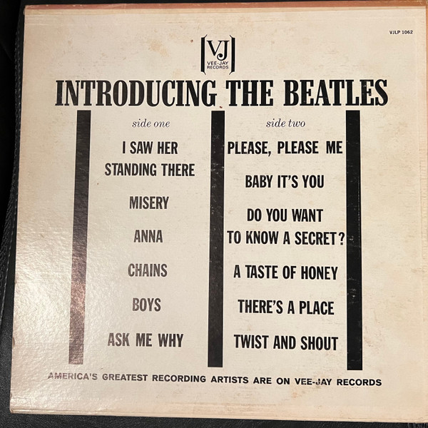 The Beatles - Introducing... The Beatles | Vee Jay Records (VJLP 1062) - 2