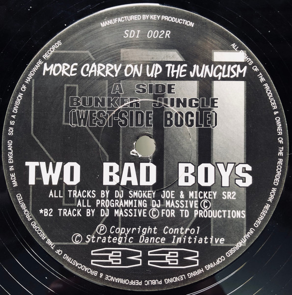 Two Bad Boys - More Carry On Up The Junglism | Strategic Dance Initiative (SDI) (SDI 002R)