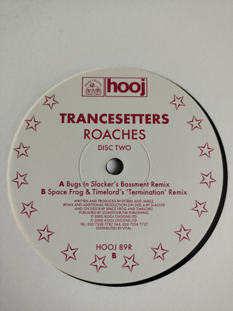 Trancesetters - Roaches | Hooj Choons (HOOJ 89R)