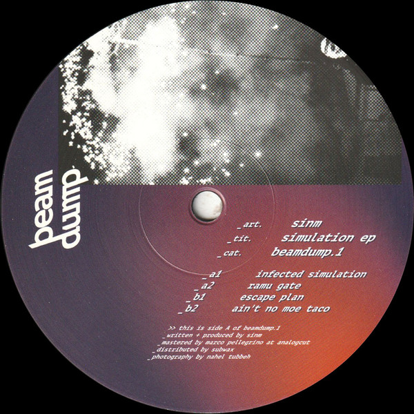 SINM - Simulation EP | beam dump (beamdump.1) - main