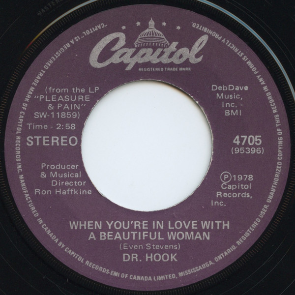 Dr. Hook - When You're In Love With A Beautiful Woman | Capitol Records (4705)
