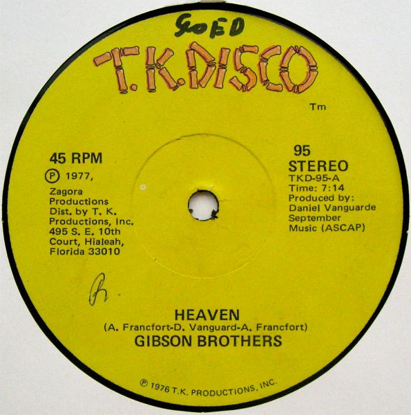 Gibson Brothers - Heaven | T.K. Disco (95) - main