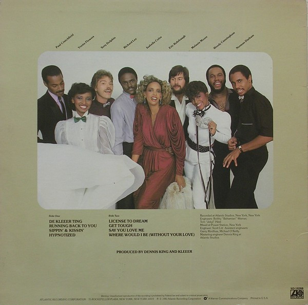 Kleeer - License To Dream | Atlantic (SD 19288) - 2